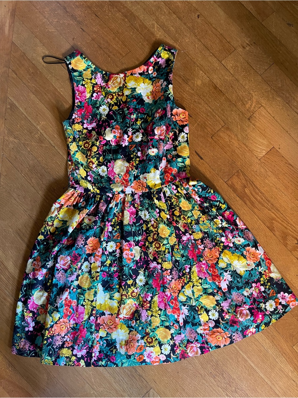 Zara Floral Maxi Dress - Yellow, Pink, Green, Blue